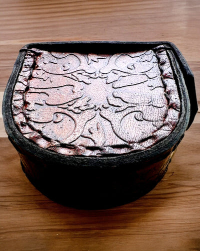 Elegantes Maharadscha-Etui für Taschenuhr oder Kompass - Personalisierung mit Gravur möglich