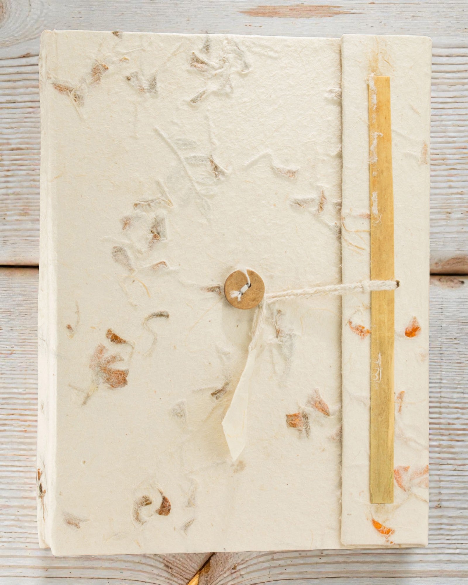 Großes Lokta-Notizbuch Botanical Bloom – Blumen (45 Blätter, 21 x 15 cm)