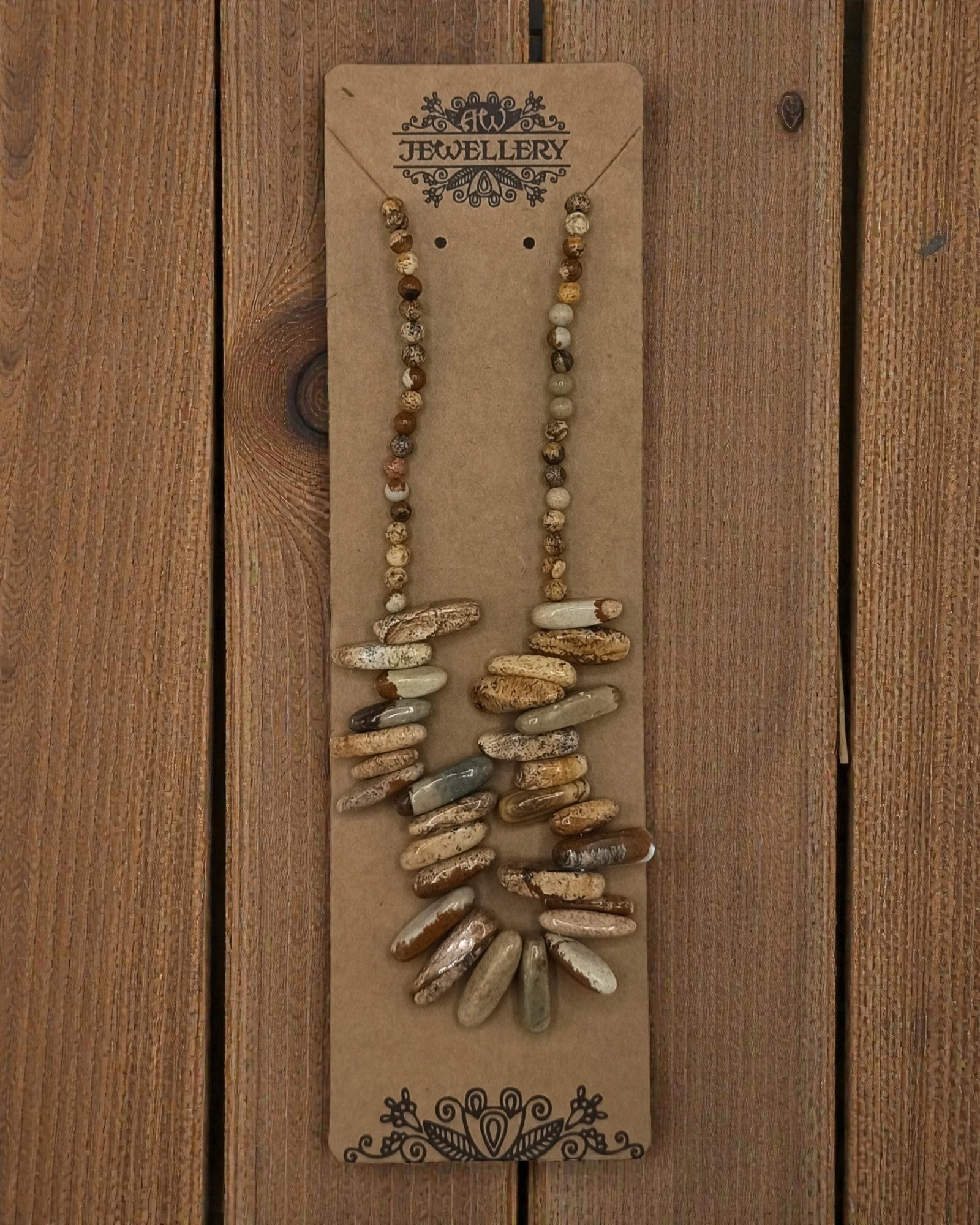 Longstone Edelstein-Halskette – Kartenstein