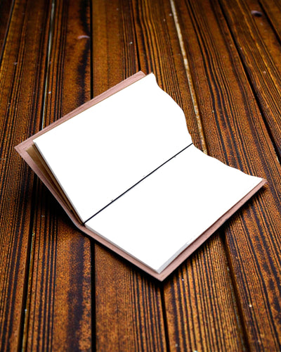 Handgefertigtes Leder-Notizbuch Graue Ideen – Gute Ideen und andere Träume (80 Seiten)