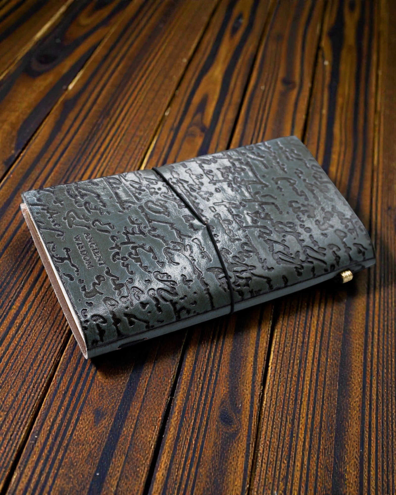 Handgefertigtes Leder-Notizbuch Graue Ideen – Gute Ideen und andere Träume (80 Seiten)