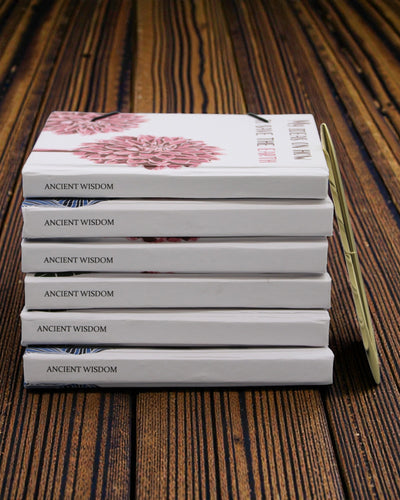 Blumen gemeinsam – kleines Notizbuch mit Band und Kokosknopf 18 × 12,5 cm, 200 Seiten