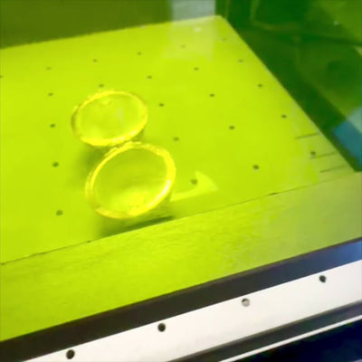 Exklusive Fabergé-Ei Schmuckschatulle aus Metall mit Kristallen in Weiß-Gold mit Gravur-Personalisierung  