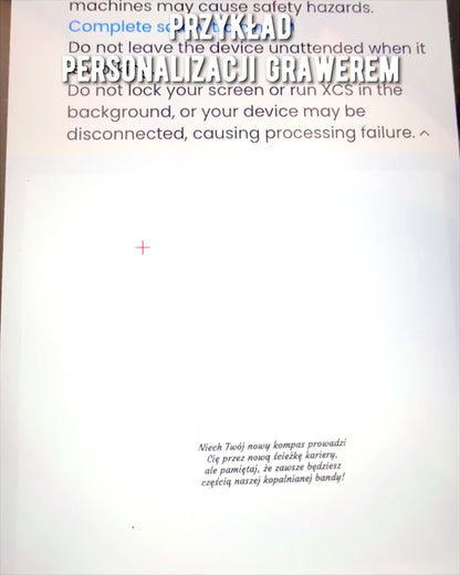 Kapitänekompass „Odkrywca 2“ - Möglichkeit zur Personalisierung mit Gravur als Geschenk, 2 Farbvarianten zur Auswahl