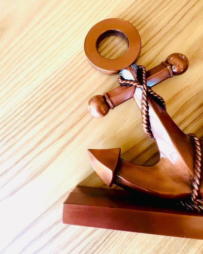 Dekorative Anker aus Aluminium - Elegante Dekoration mit Gravurmöglichkeit - 3 Farbvarianten