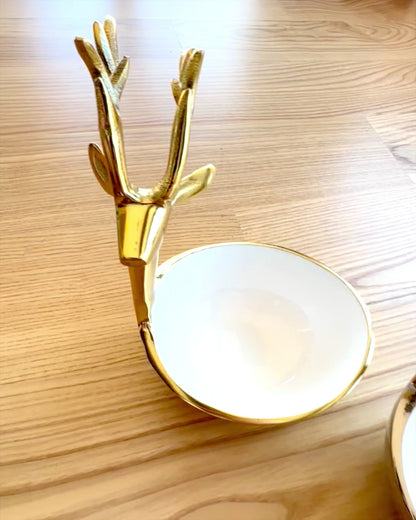 Elegante Schale "Rogate Piękno" – Handarbeit aus Indien, Personalisierung mit Gravur