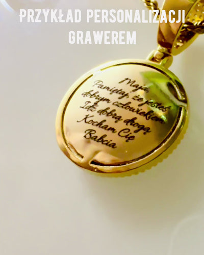 Glamour-Halskette mit Kompass-Anhänger und Zirkonia für Damen und Herren - 2 Varianten zur Auswahl, Personalisierung mit Gravur als Geschenk