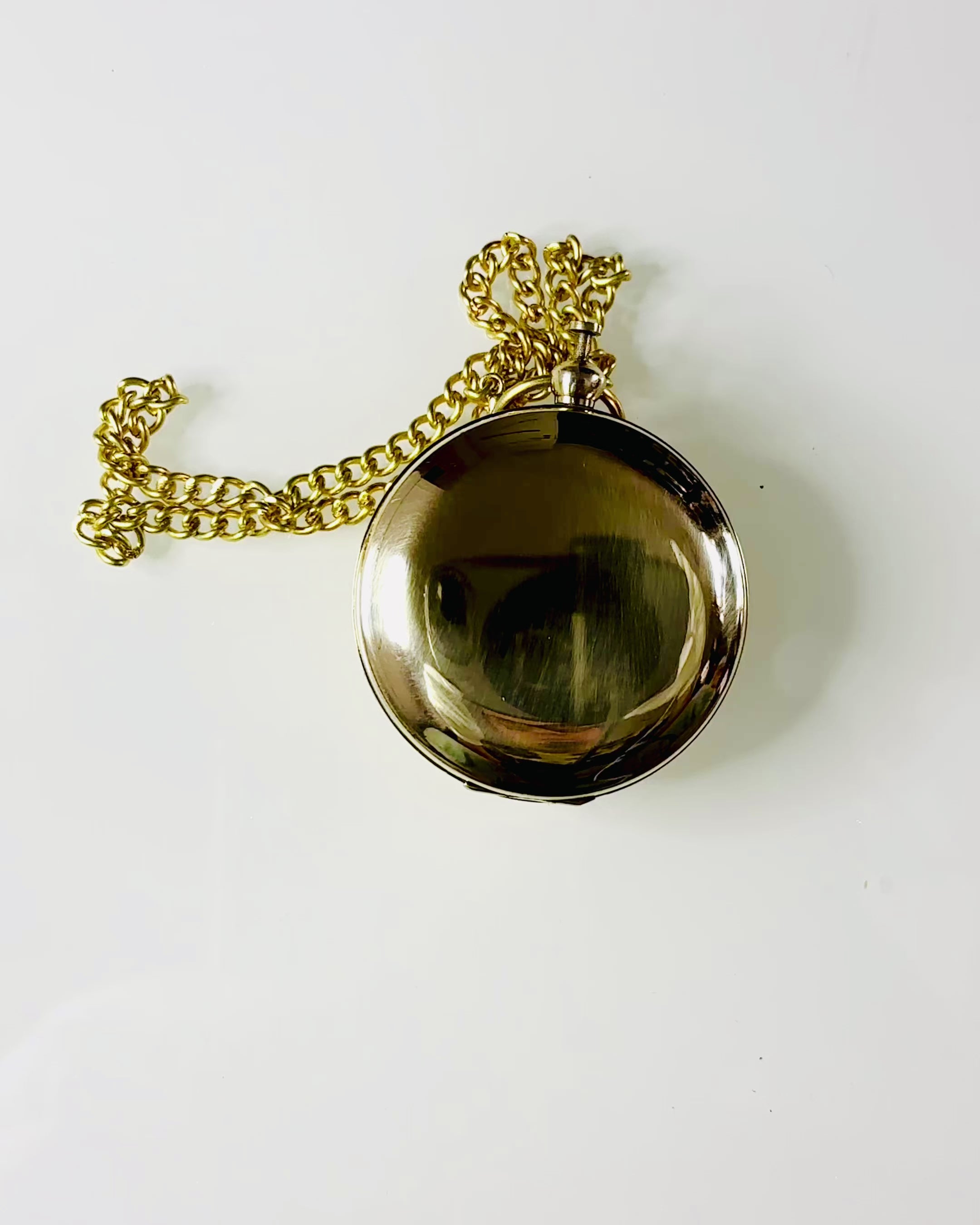 Goldfarbener Kompass "Przygoda" – Eleganter Entdeckungsnavigator