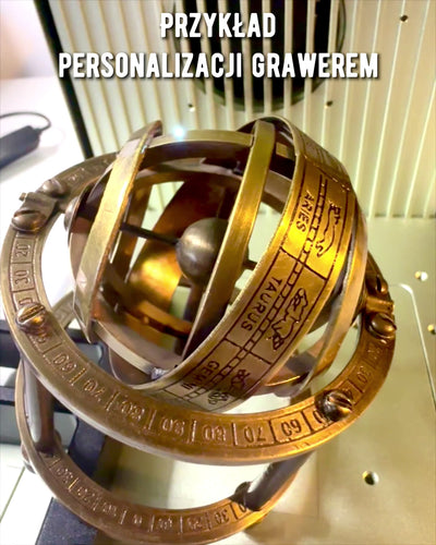 Astronomische Uhr „Kosmische Harmonie“ - Möglichkeit zur Personalisierung mit Gravur