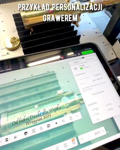 Himmelsfernrohr auf Holzständer 41 cm, Möglichkeit der Personalisierung mit Gravur als Geschenk