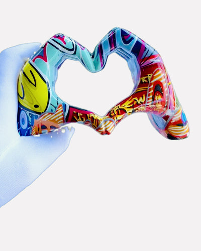 Dekorative Figur Bunter Dekorationsgriff ArtBrace - personalisierbar mit Gravur, als Geschenk