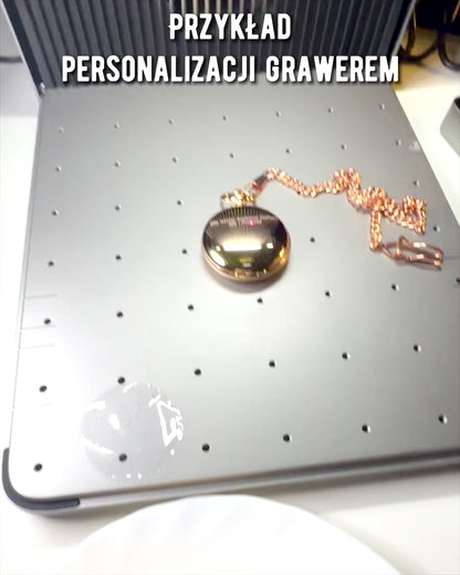 Taschenuhr im klassischen Stil – Roségold, Vintage-Eleganz