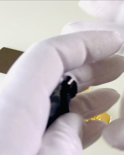 Halskette mit Dog Tag "Drei Schattierungen des Stils" - Erkennungsmarke - Eleganter Anhänger aus Edelstahl mit Gravuroption