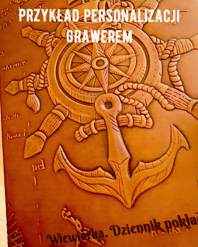 Notizbücher mit Segelmotiv „Nautica“ mit Personalisierungsoption durch Gravur, als Geschenk