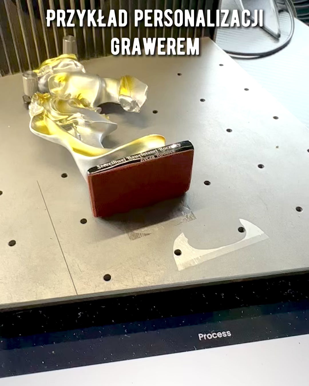 Figur "Eleganz in Stein" Farbe Silber - Dekorativ mit Gravuroption, 2 Größen zur Auswahl