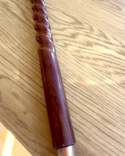 Spazierstock - WIKING mit einem Kopf in Form eines Kriegshammers, Möglichkeit der Personalisierung mit Gravur als Geschenk