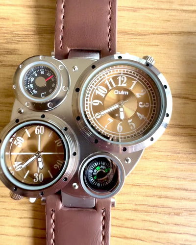 Survival-Uhr „Explorer 4in1“, Möglichkeit zur Personalisierung mit Gravur als Geschenk