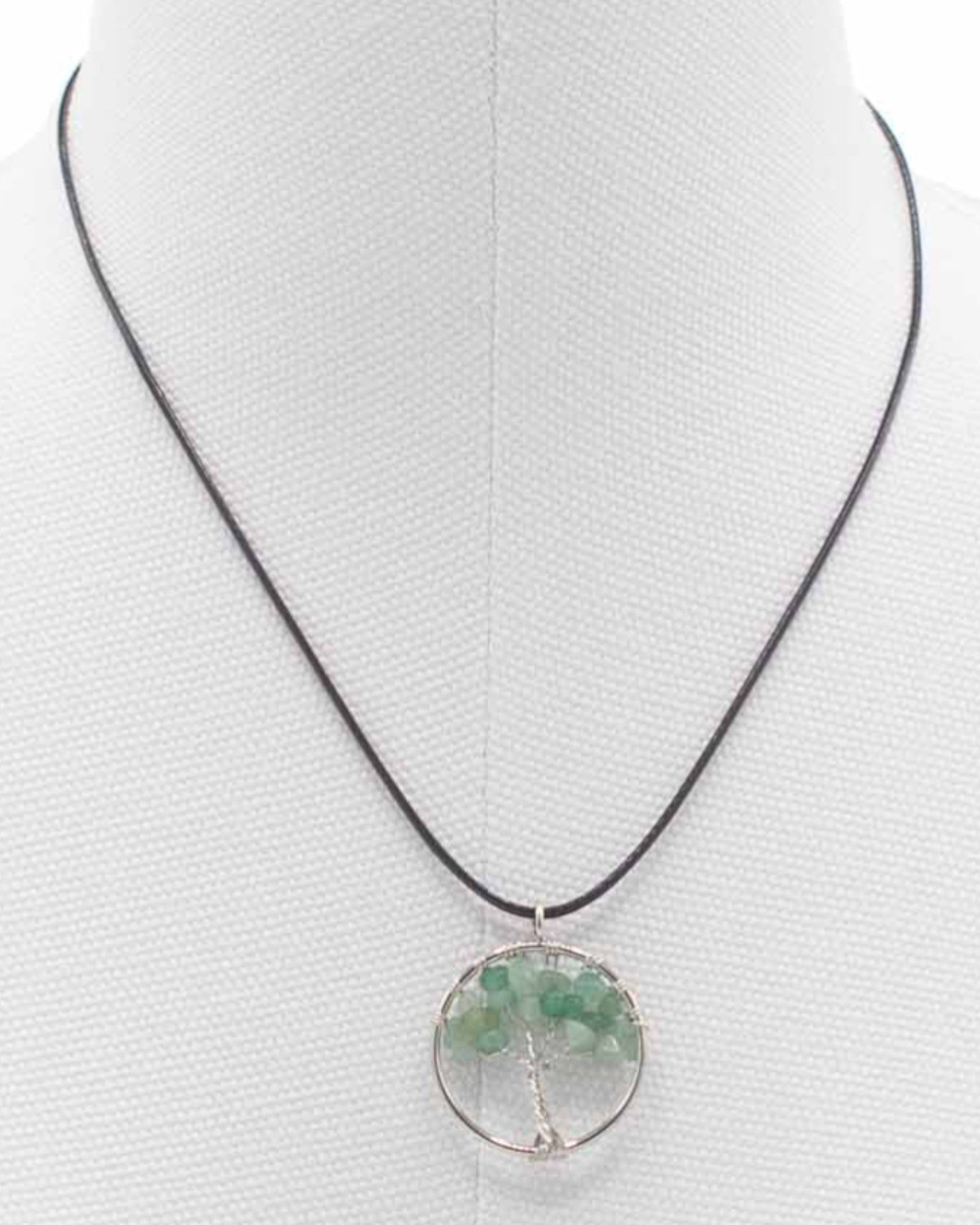 Halskette Baum des Lebens Ruhe und Harmonie – Jadeit